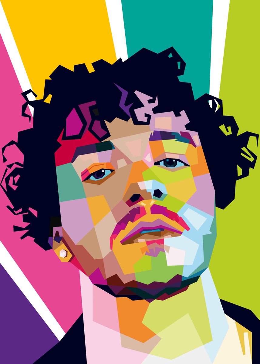 'jack Harlow Pop Art Wpap' Poster, Picture, Metal Print, Paint By Yusuf 