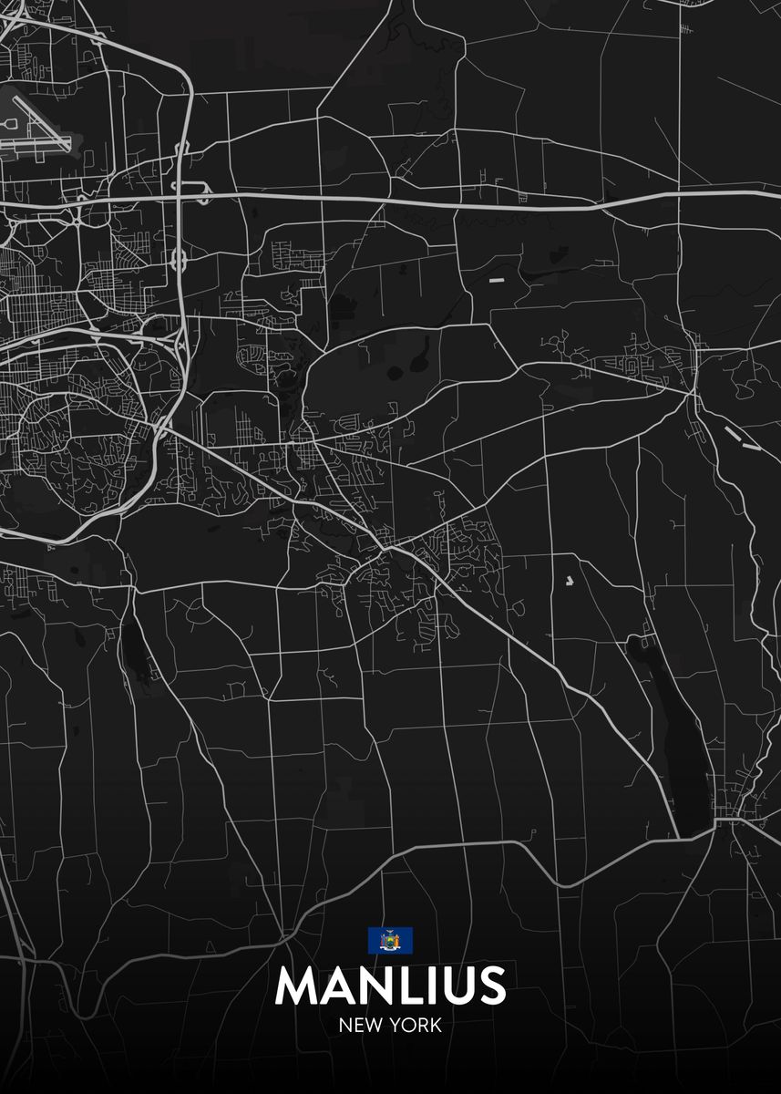 'Manlius NY' Poster by IMR Designs Displate