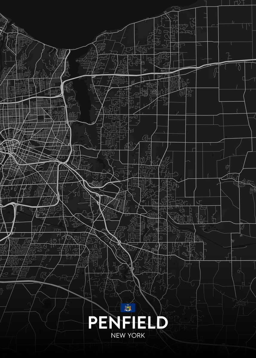 'Penfield NY' Poster by IMR Designs Displate