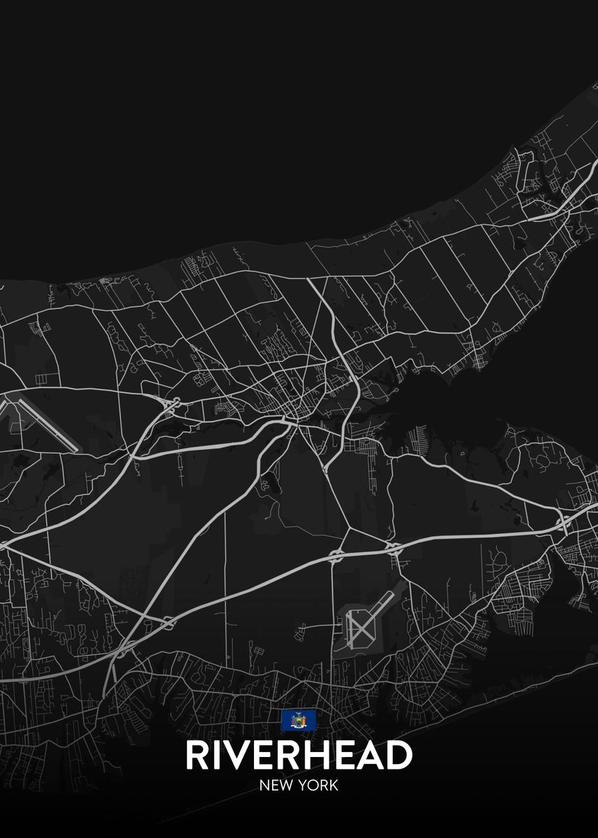 'Riverhead NY' Poster by IMR Designs Displate