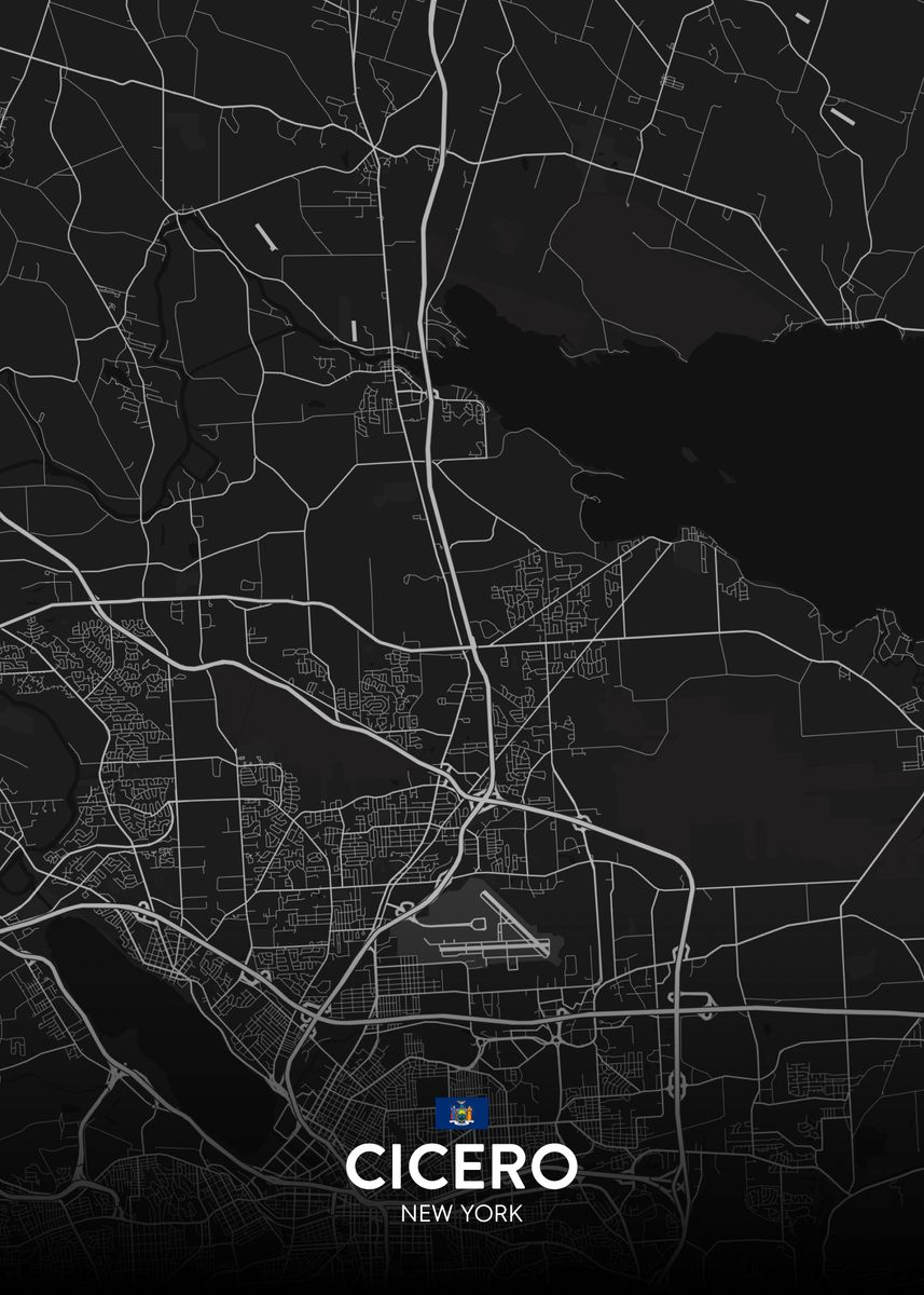 'Cicero NY' Poster by IMR Designs Displate