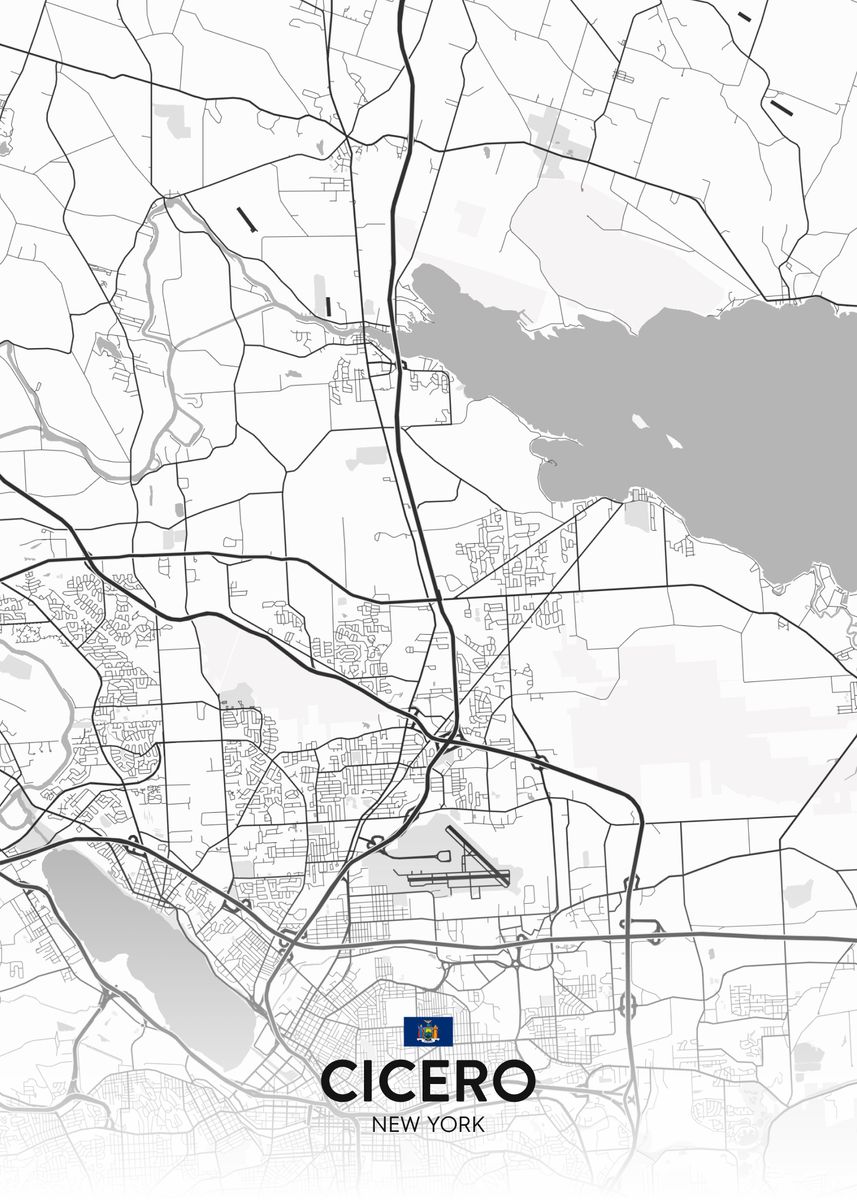 'Cicero NY' Poster by IMR Designs Displate