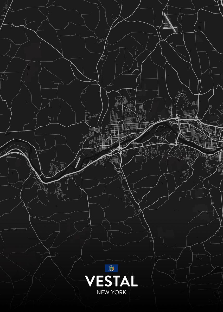 'Vestal NY' Poster by IMR Designs Displate