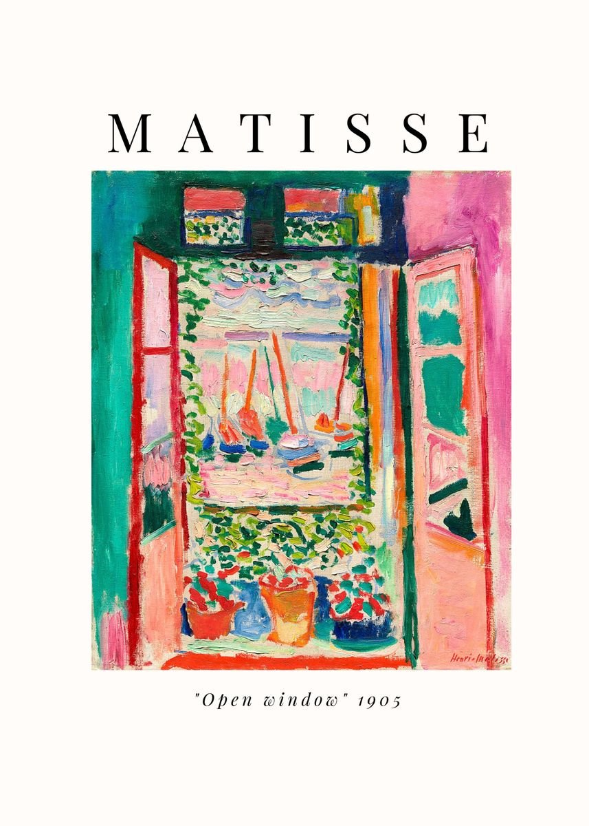 'Colorful Matisse Art' Poster, picture, metal print, paint by Haus and ...