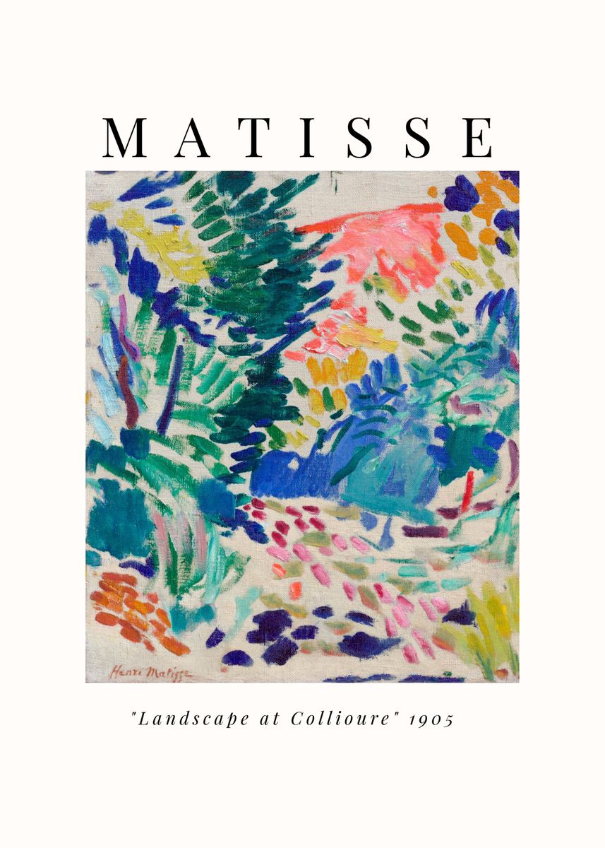 'Colorful Matisse Art' Poster, picture, metal print, paint by Haus and ...