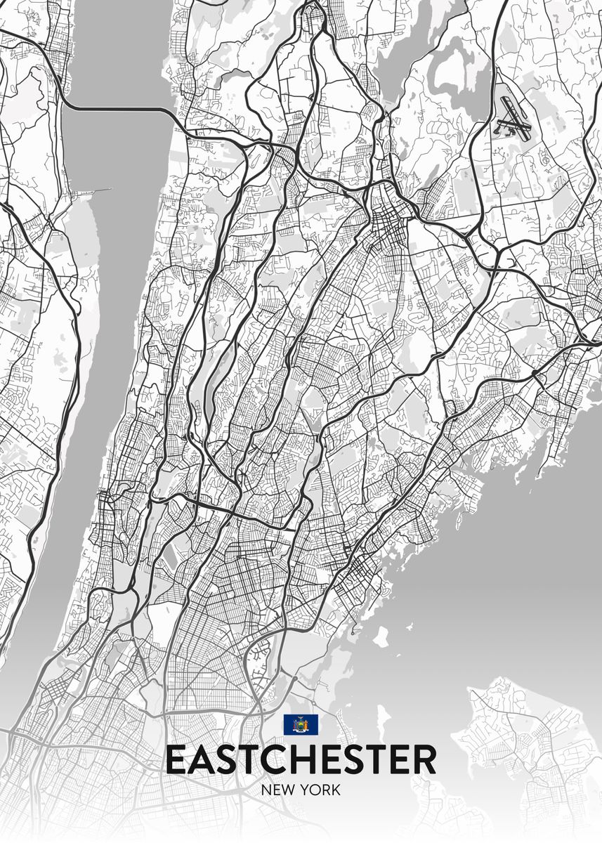 'Eastchester NY' Poster by IMR Designs Displate