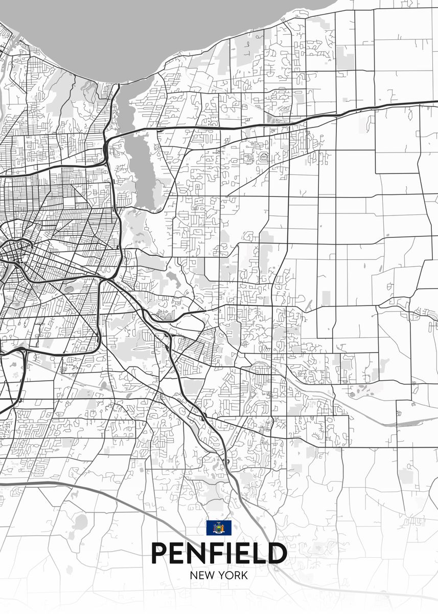 'Penfield NY' Poster by IMR Designs Displate