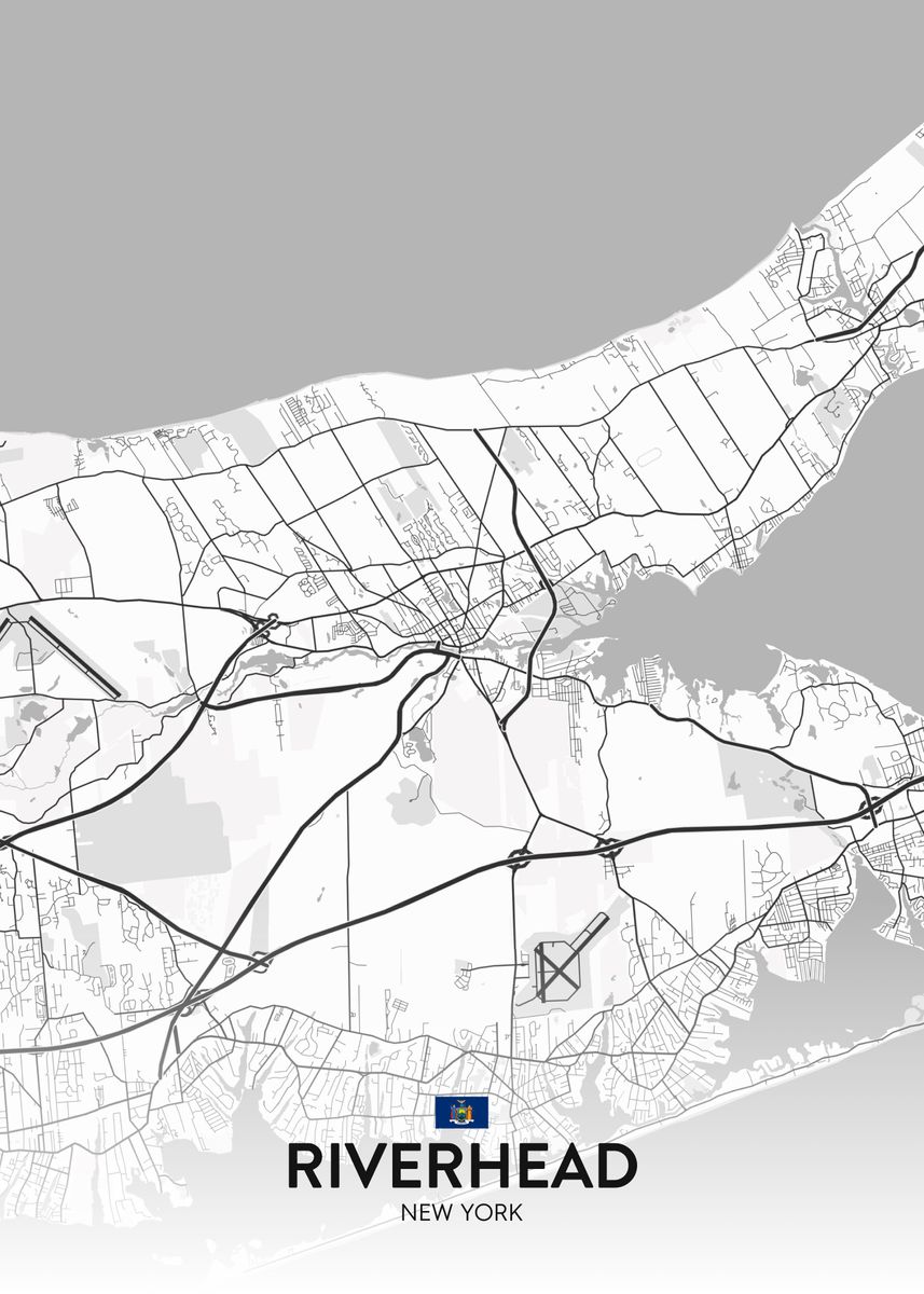 'Riverhead NY' Poster by IMR Designs Displate