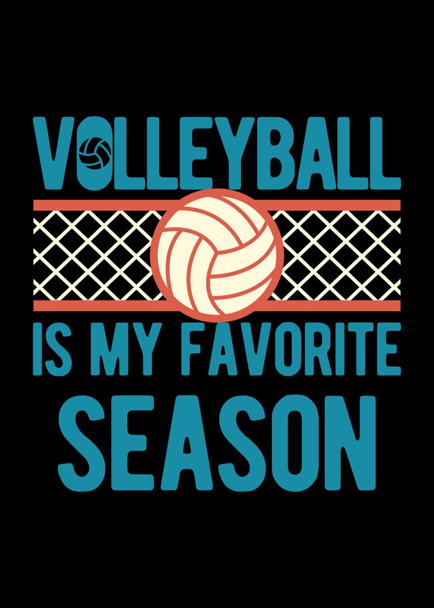 'Funny Volleyball' Poster by Visualz  | Displate