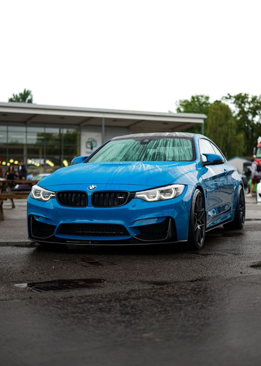 'laguna Seca Blue F82 M4' Poster By Vividdepth 