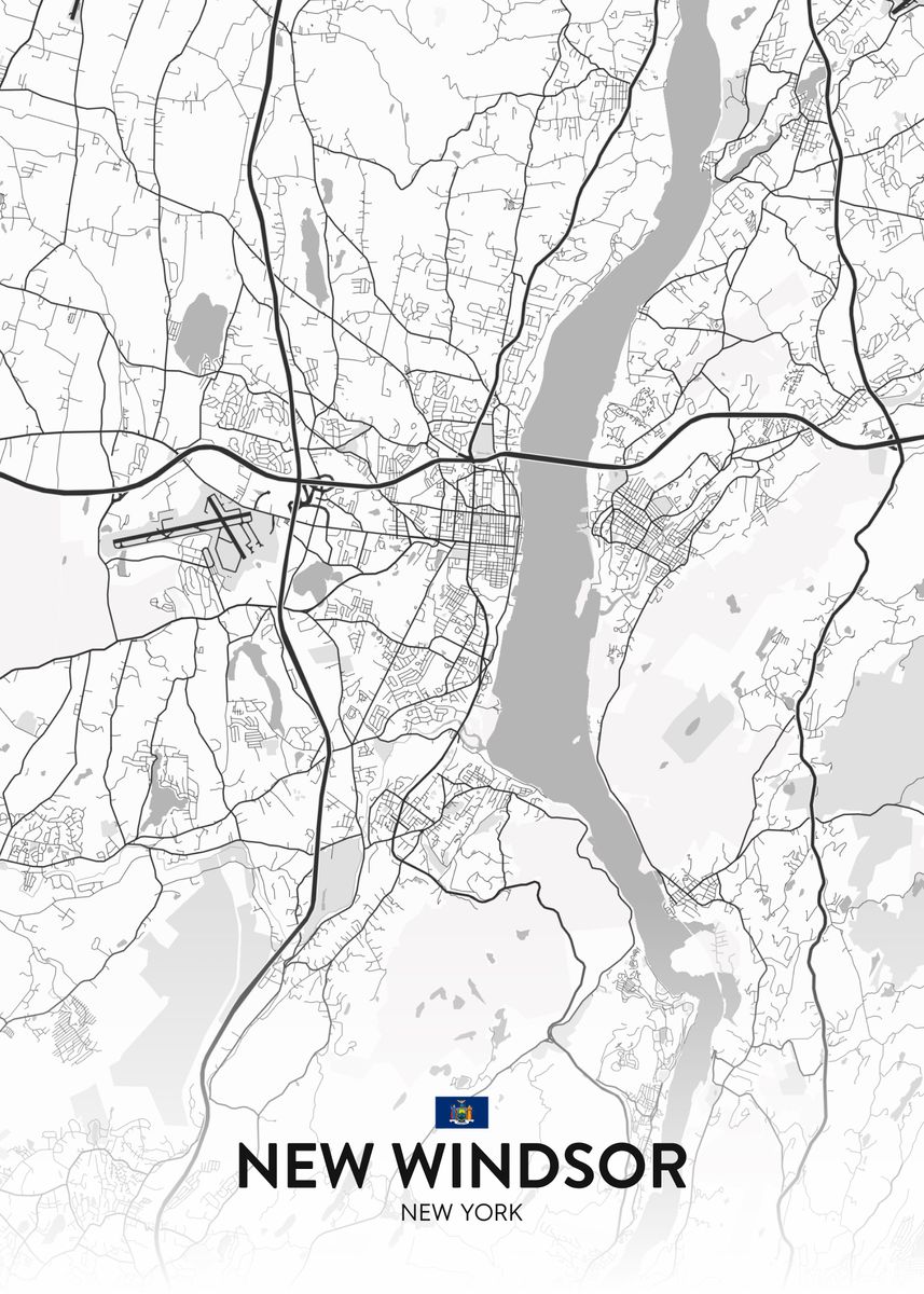 'New Windsor NY' Poster by IMR Designs Displate