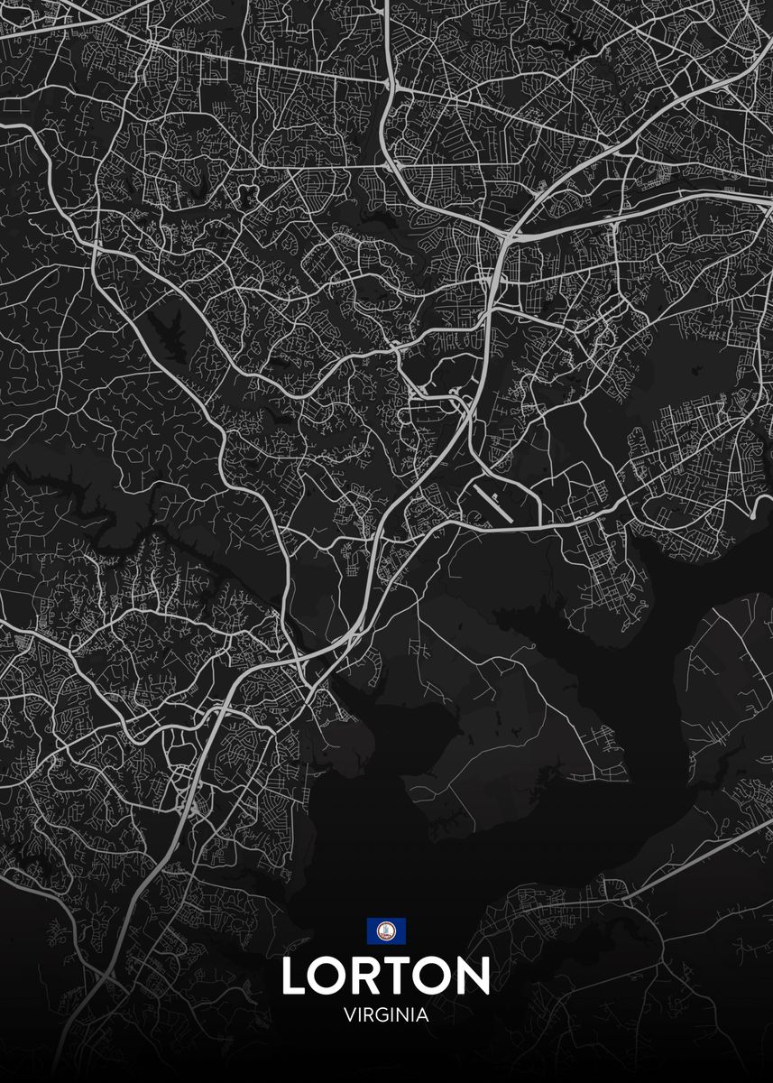 'Lorton VA' Poster by IMR Designs Displate