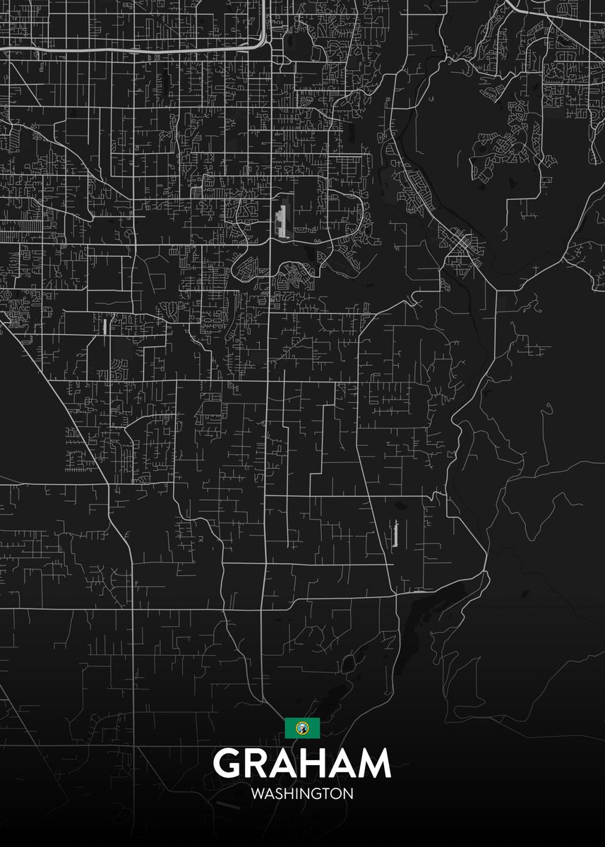 'Graham WA' Poster by IMR Designs Displate