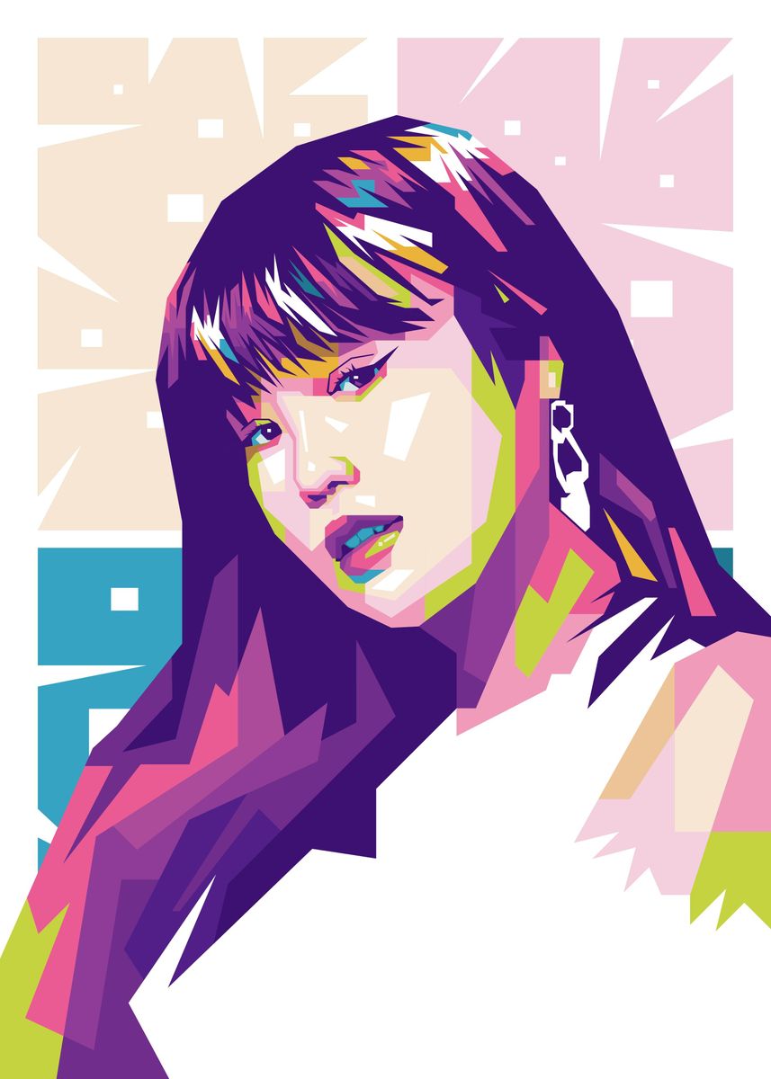 'G IDLE SOOJIN' Poster, picture, metal print, paint by Rochefort | Displate