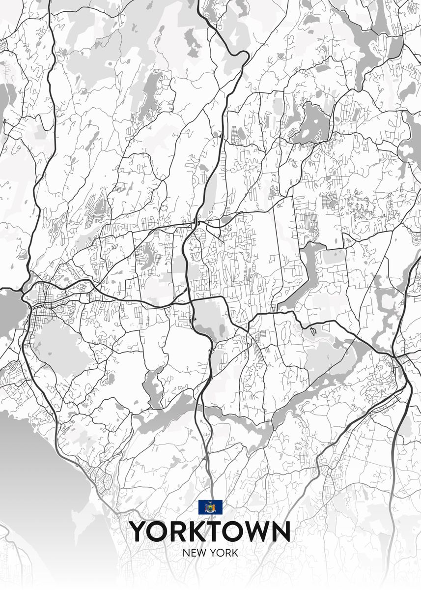 'Yorktown NY' Poster by IMR Designs Displate