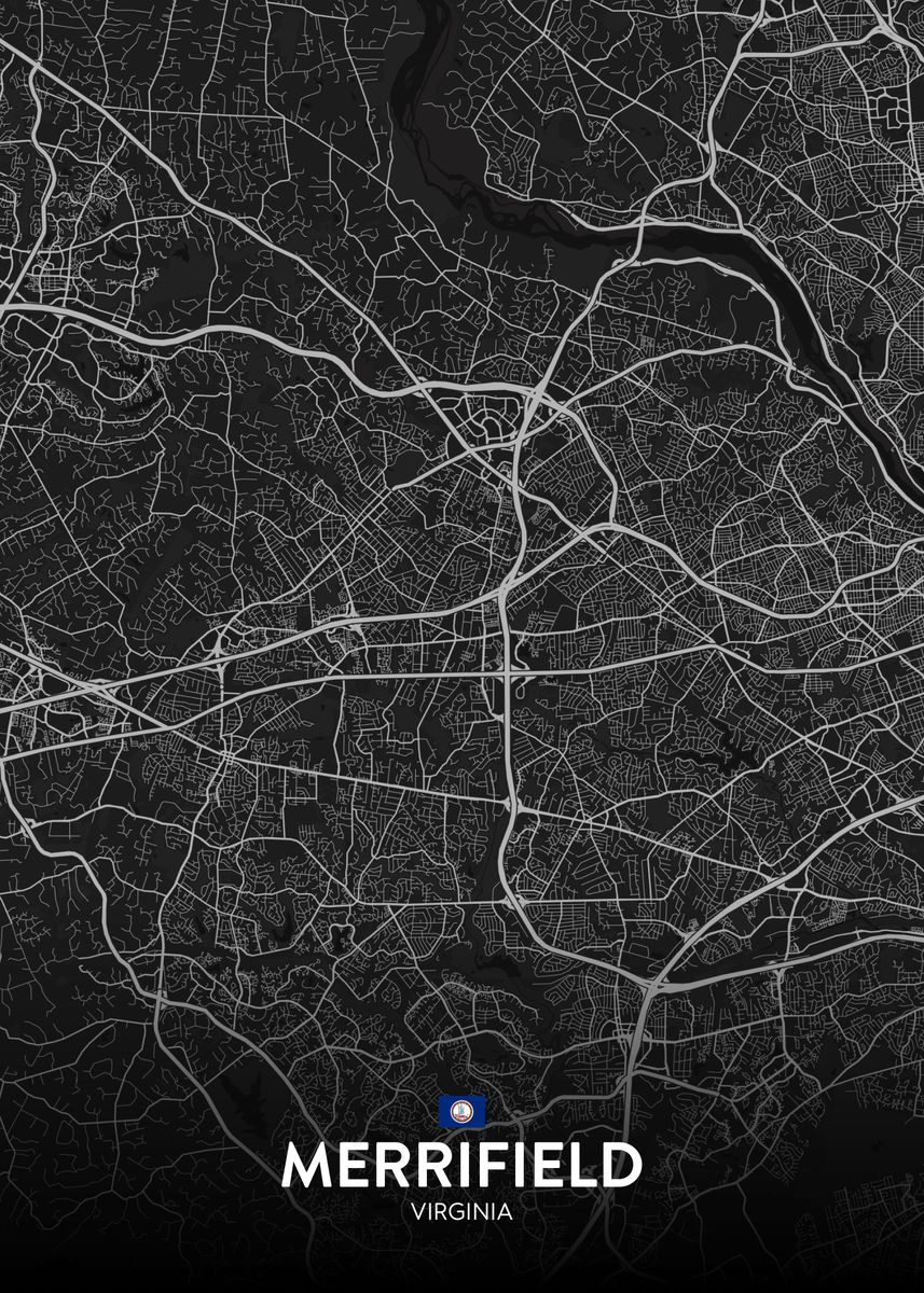 'Merrifield VA' Poster by IMR Designs Displate