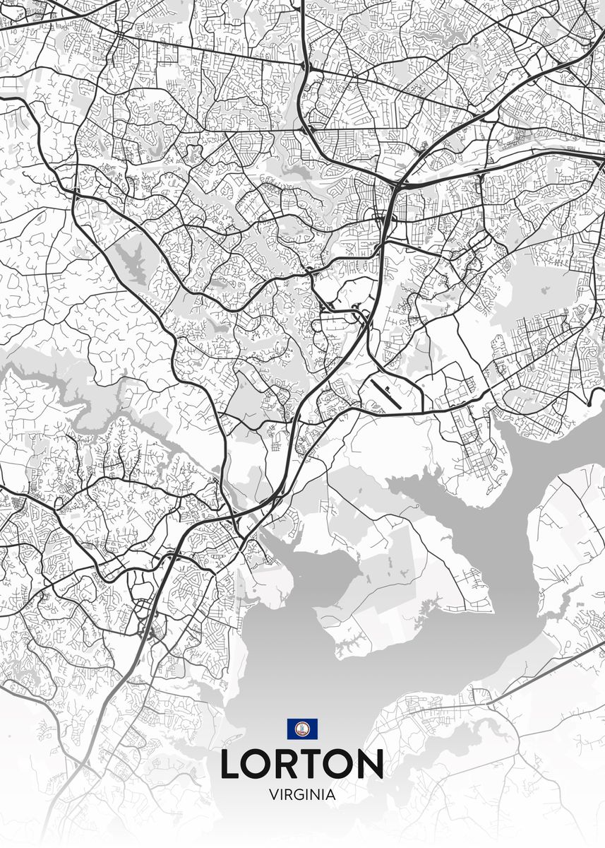 'Lorton VA' Poster by IMR Designs Displate