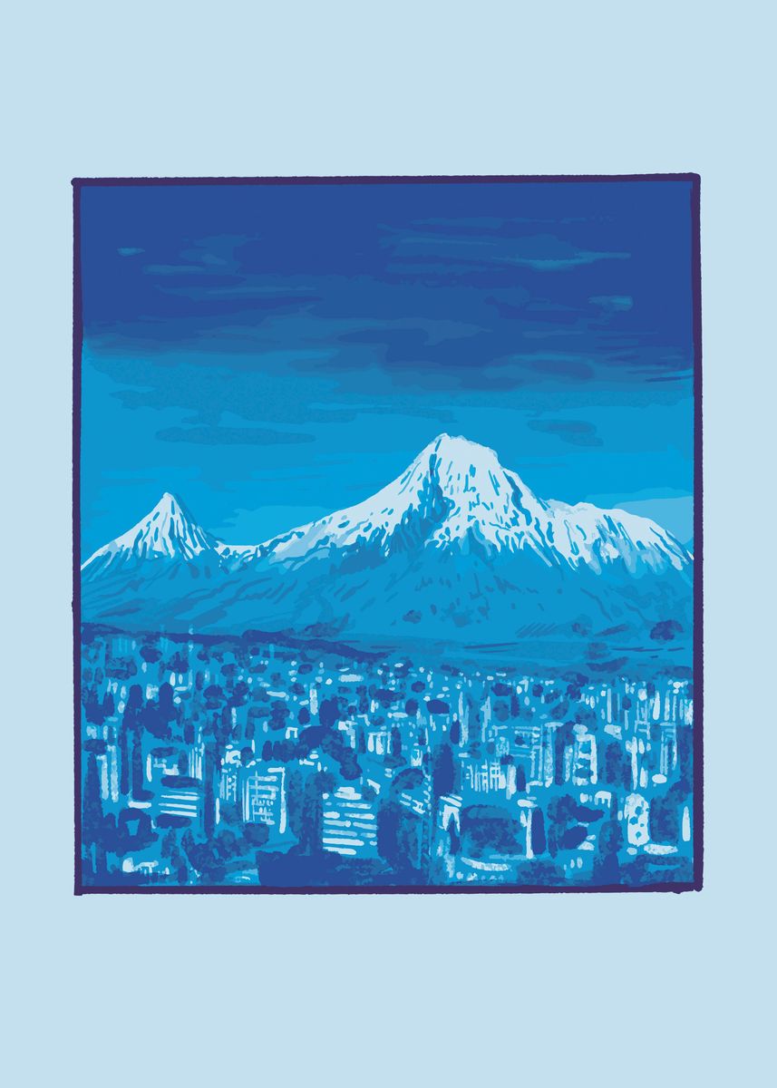'Ararat mount ' Poster by Simon Darren | Displate
