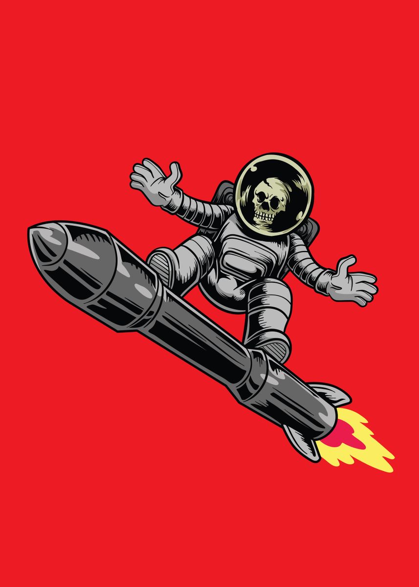 #39 Missile Rider #39 Poster by CaptiveArtDesigns Displate #39 Missile Rider #39 Poster by CaptiveArtDesigns Displate