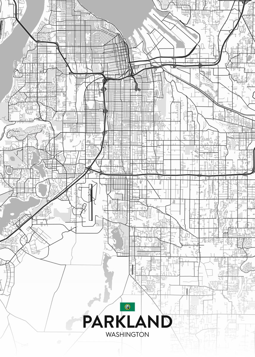 'Parkland WA' Poster by IMR Designs Displate