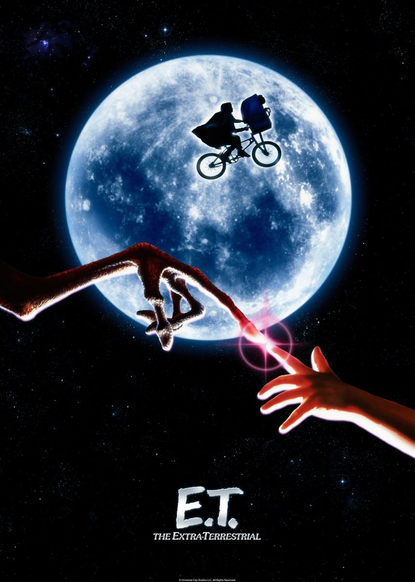 'E.T. Official Movie Art' Poster, picture, metal print, paint by E.T ...