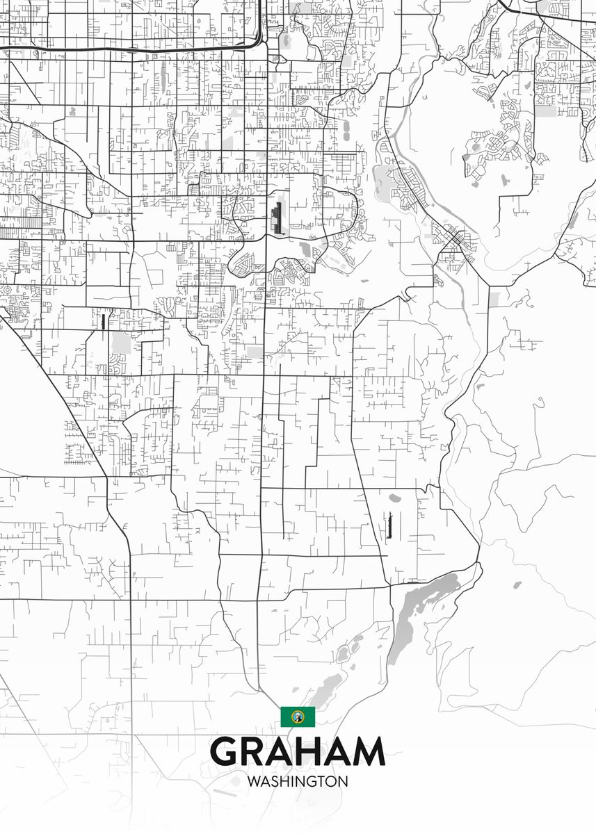 'Graham WA' Poster by IMR Designs Displate