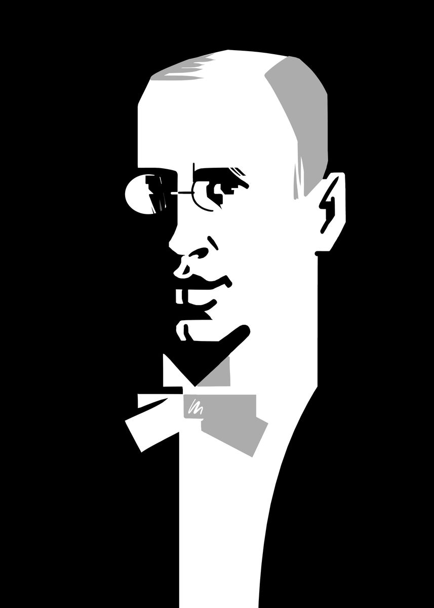 'Prokofiev' Poster, picture, metal print, paint by Irina Ivanova | Displate