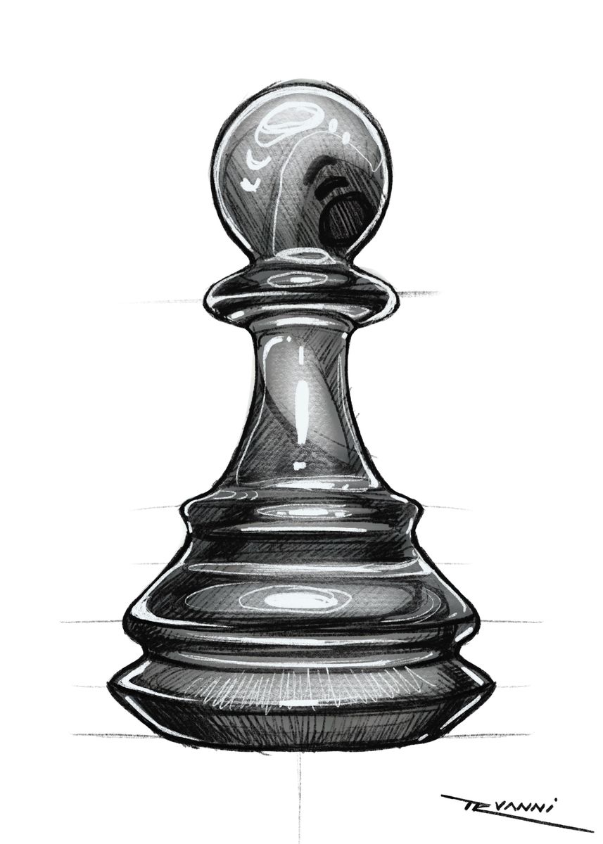 2,700+ Chess Pawn Drawing Stock Photos, Pictures & Royalty-Free Images -  iStock