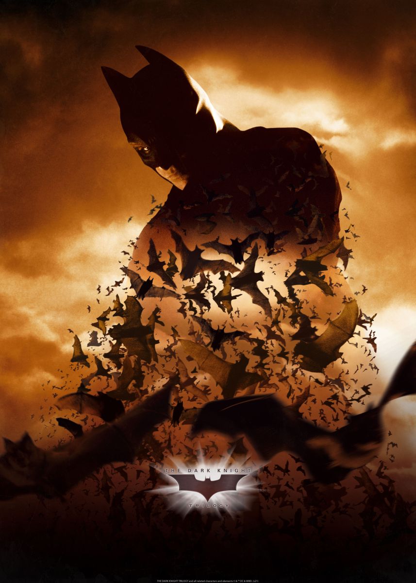 Batman Begins Movie Art 4' Poster by DC Comics | Displate