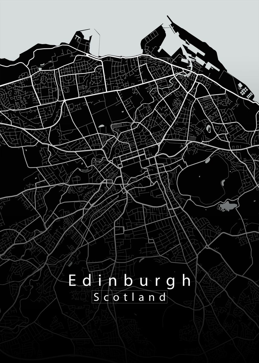 Edinburgh City Map Poster By Robin Niemczyk Displate   86cecfb8dc17941c9964cd029d028ea7 33bc96ba3a1c3a763b44f47a11e5eb45 