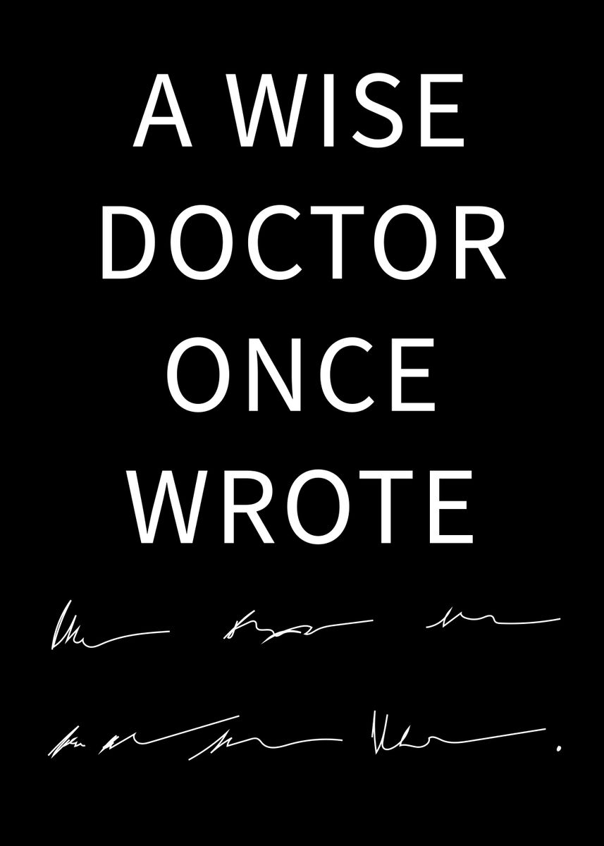 A Wise Doctor Once Wrote Graphic by inappropriateSVGs · Creative