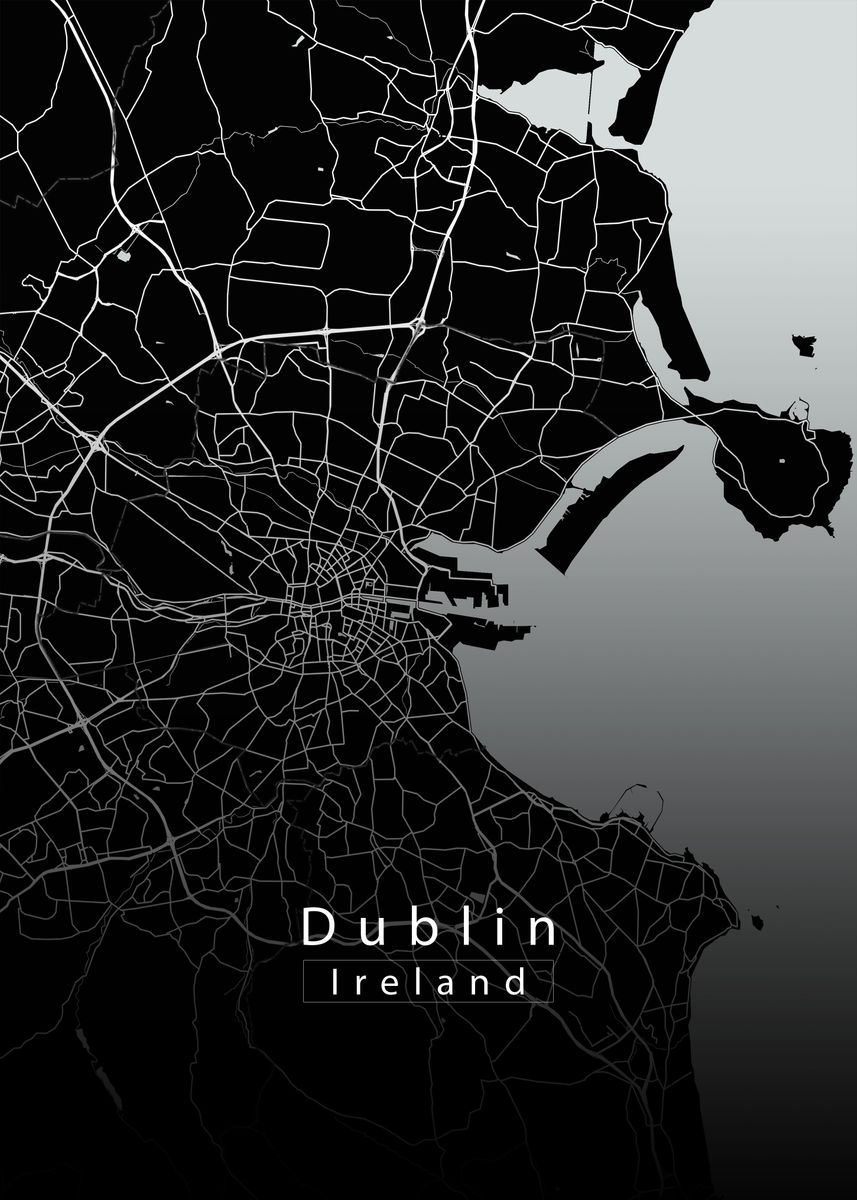 Dublin City Map Poster Picture Metal Print Paint By Mapique Displate   Fd18e0e38e4fbf8e14386c2105d0f083 Bc6b6bb8836cdd8f7d02b7cb76903d2d 