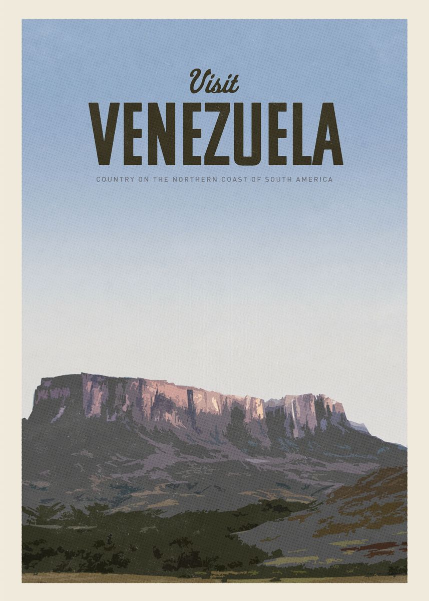 visit venezuela poster