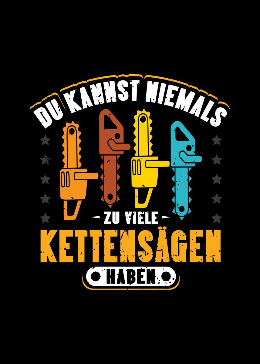 'German Lumberjack' Poster by Sebastian Wünsche Displate