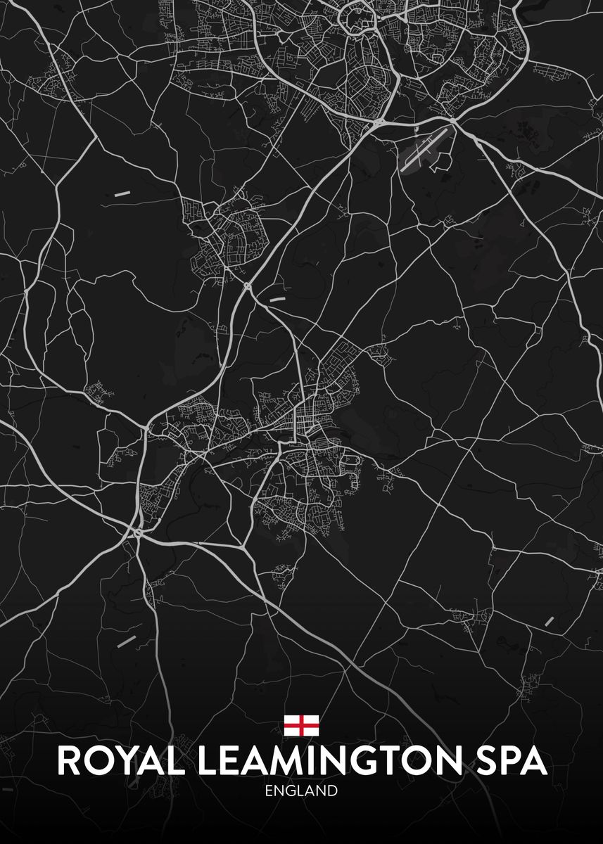 'Royal Leamington Spa UK' Poster by IMR Designs Displate