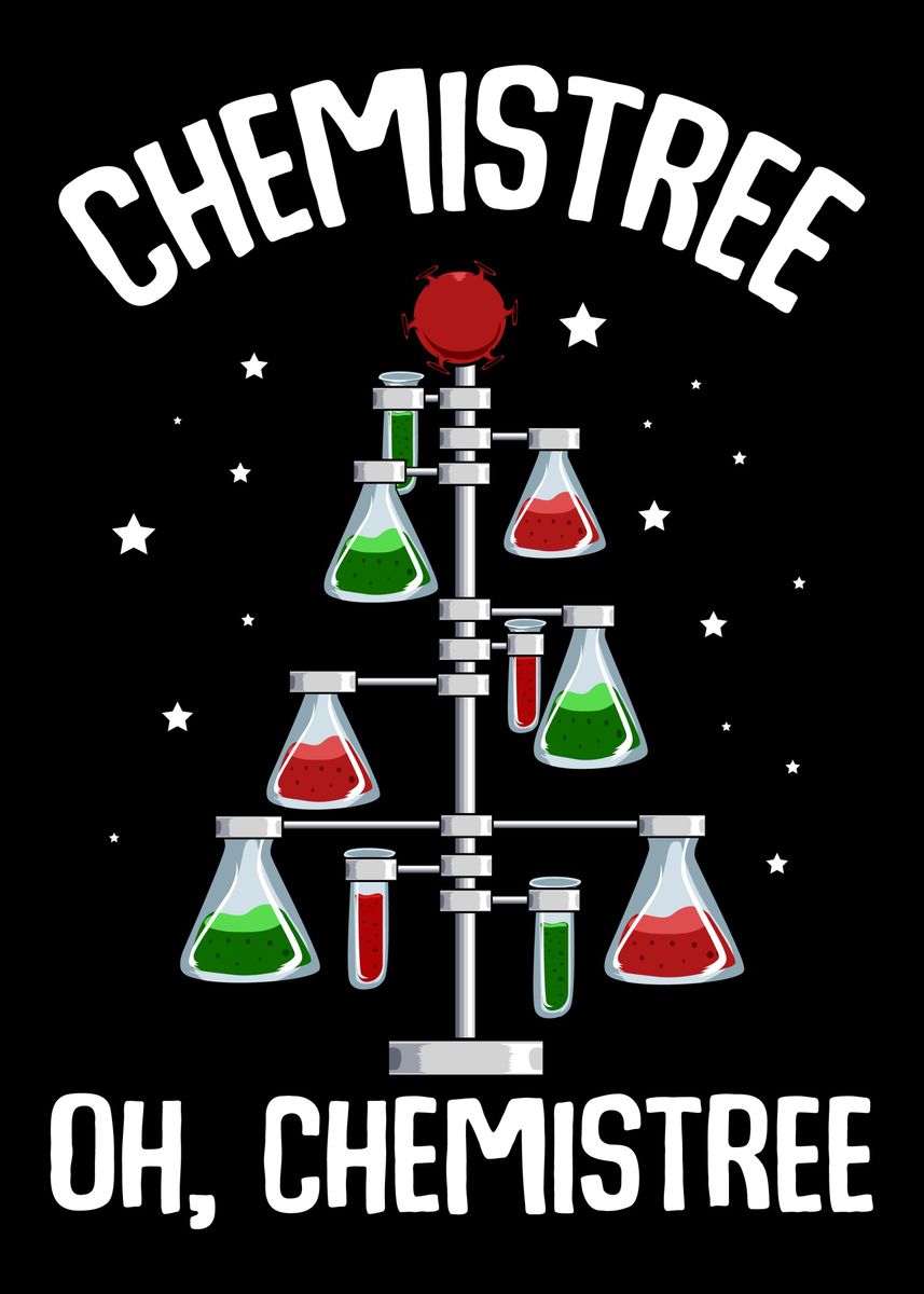 'Chemistree Oh Chemistry Lo' Poster, picture, metal print, paint by ...