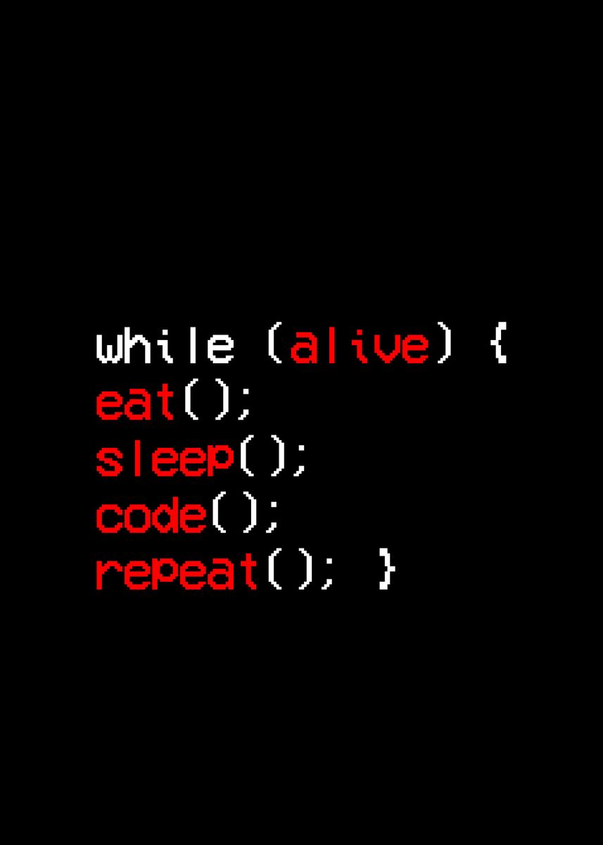 'Programmer Funny Wall Art' Poster by Decoratier Qwerdenker | Displate