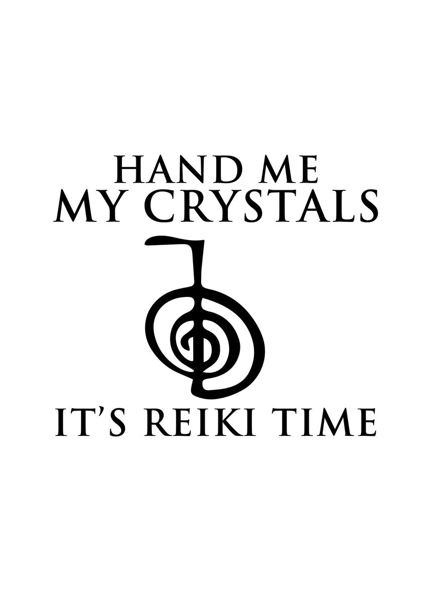 'Reiki Gifts Reiki Master' Poster, picture, metal print, paint by TW