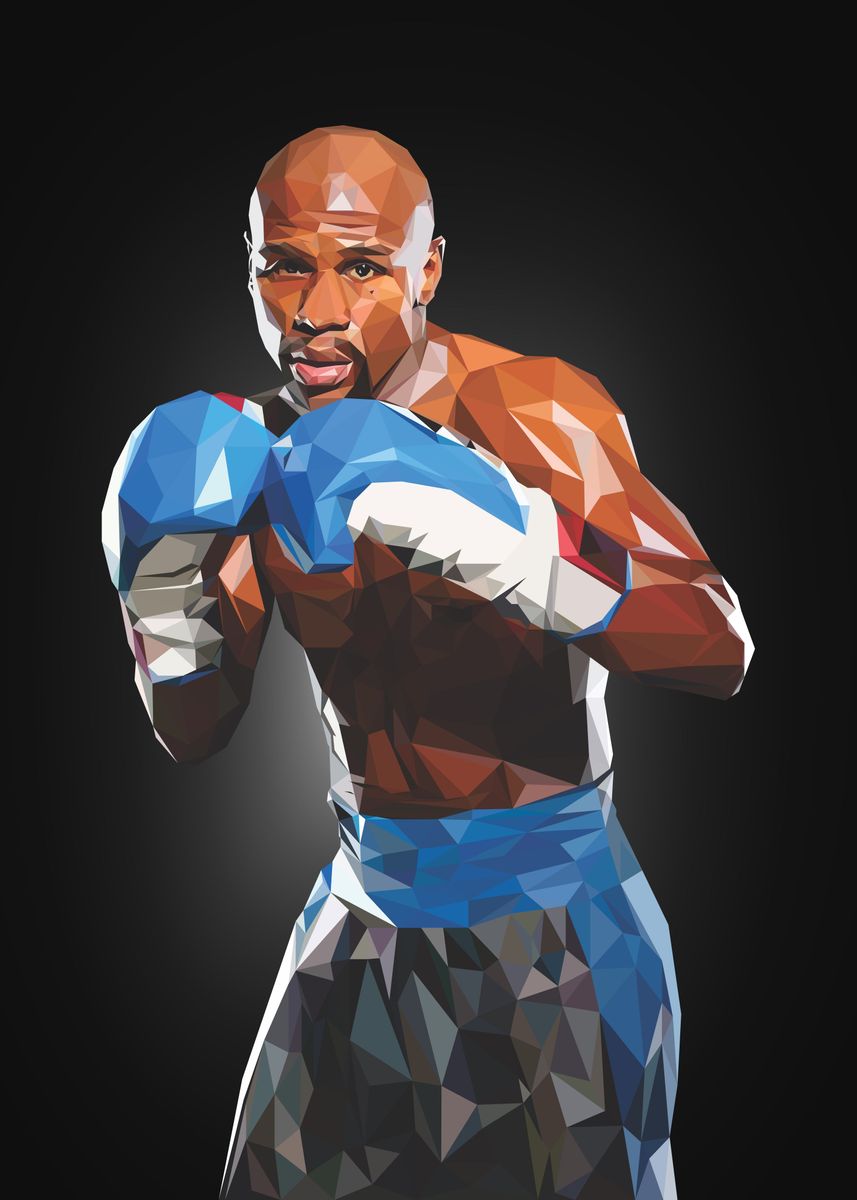 'Floyd Mayweather' Poster, picture, metal print, paint by Yanz Studio ...