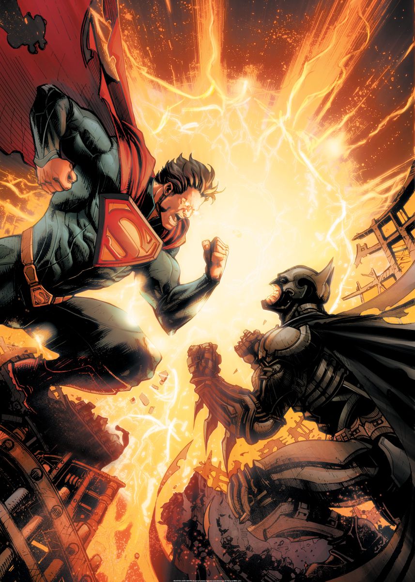 Injustice. Batman vs Superman' Poster by DC Comics | Displate