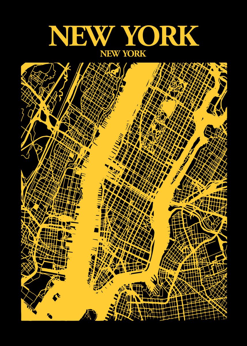 'City Wall Art' Poster by Decoratier Qwerdenker Displate