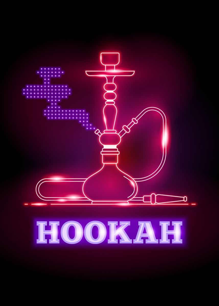 'Shisha Hookah Shishabar' Poster, picture, metal print, paint by ...