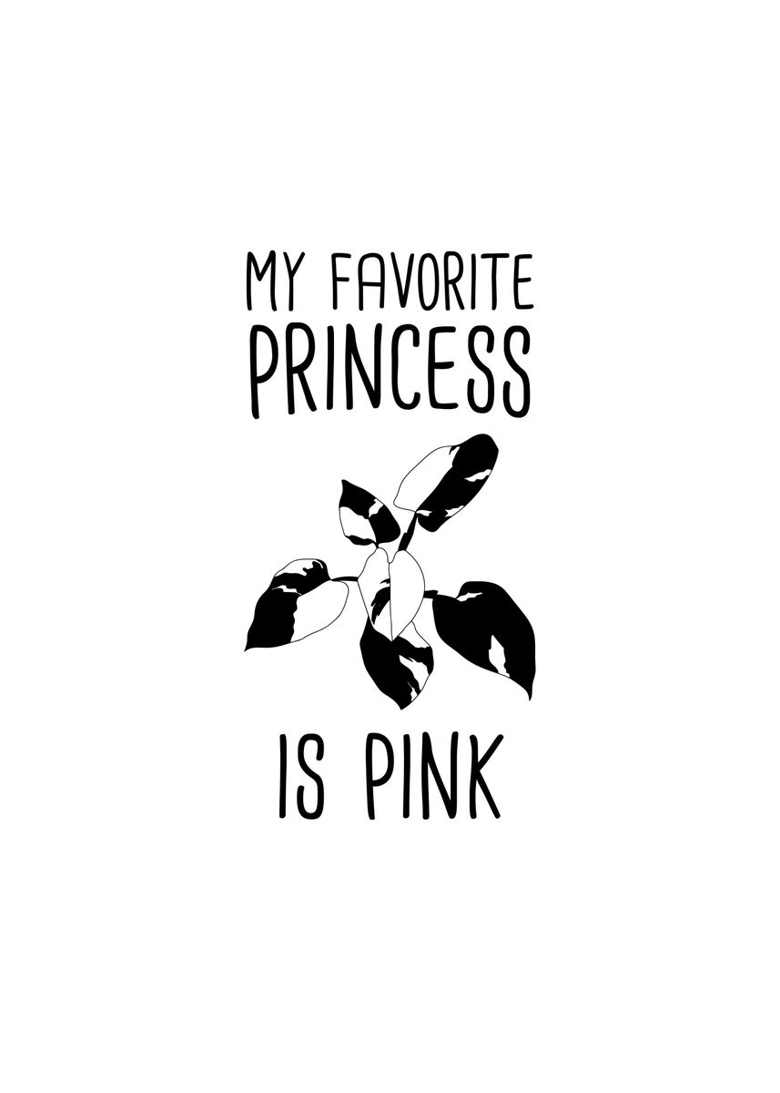 'Pink Princess Gift Ideas' Poster by TW Design Displate