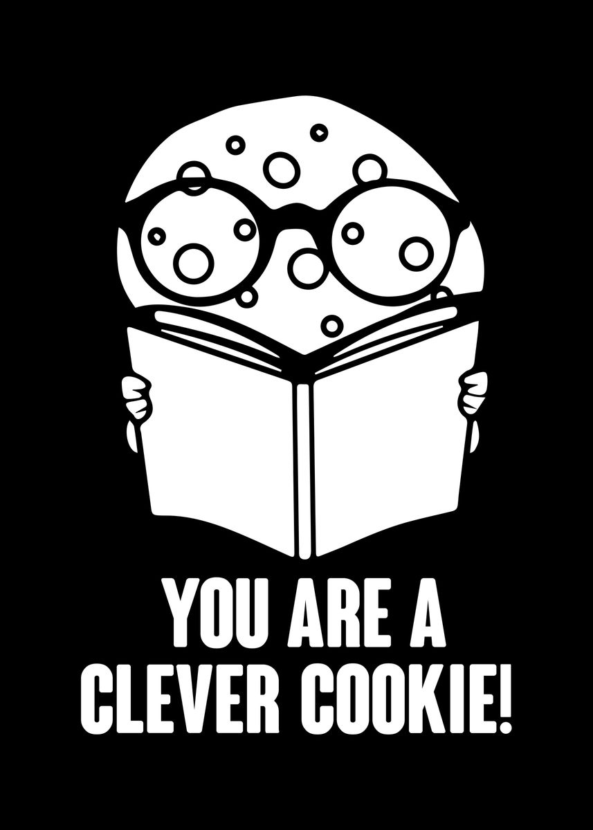 'clever cookie' Poster by Sebastian Wünsche | Displate