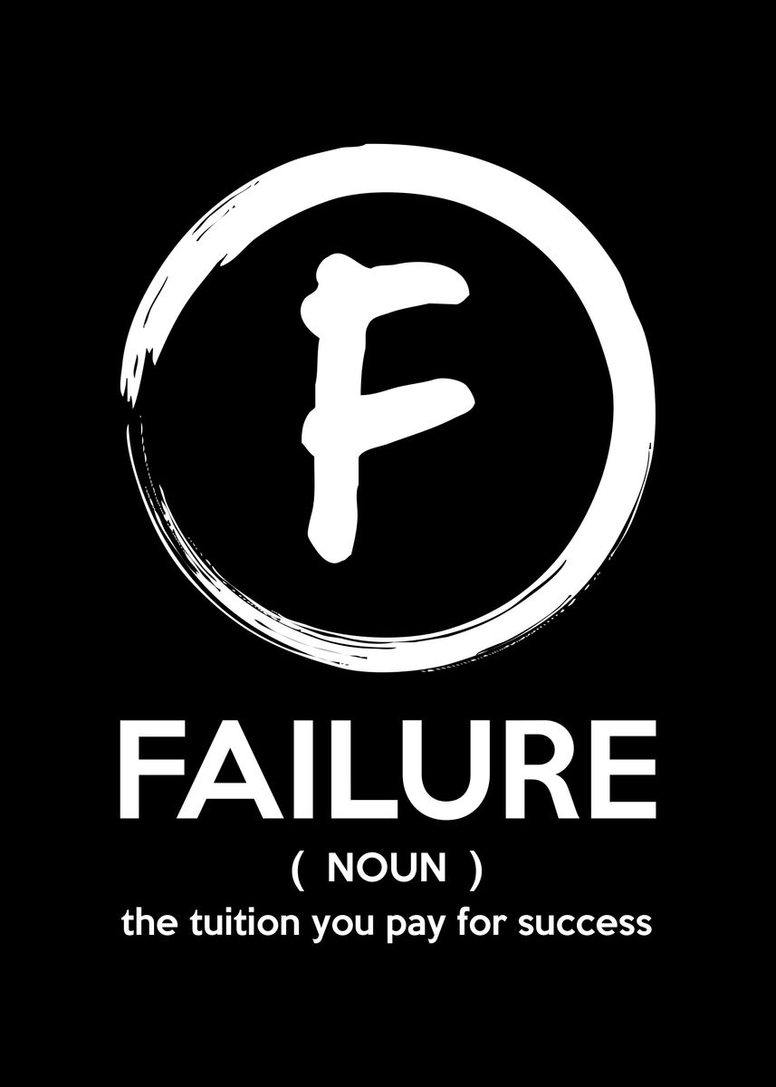'Failure' Poster, picture, metal print, paint by ABConcepts | Displate