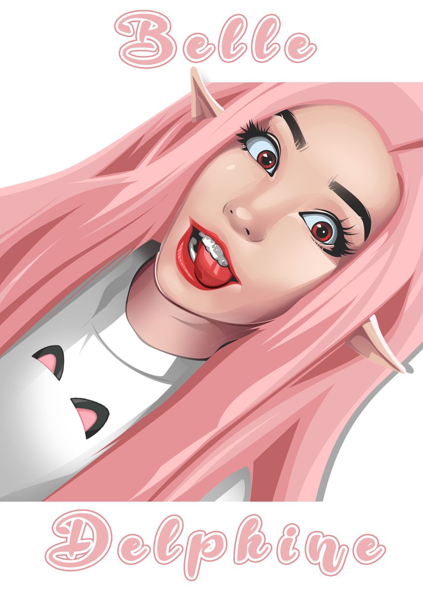 Belle Delphine Instagram Art Prints for Sale