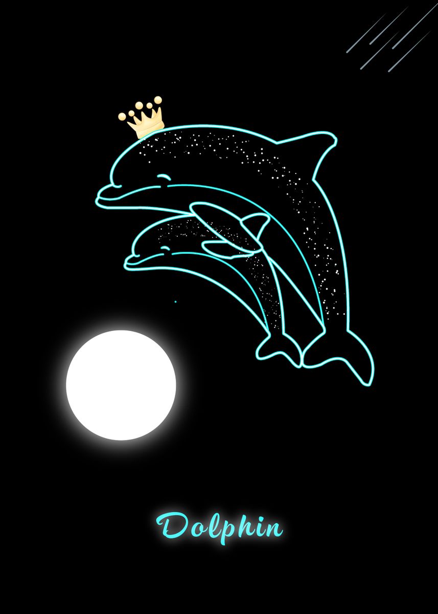 * ANIMAUX SAUVAG.DAUPHIN/DOLPHIN3 1 FREE/1 GRATUIT POSTER A4 PLASTIFIE-LAMINATED 