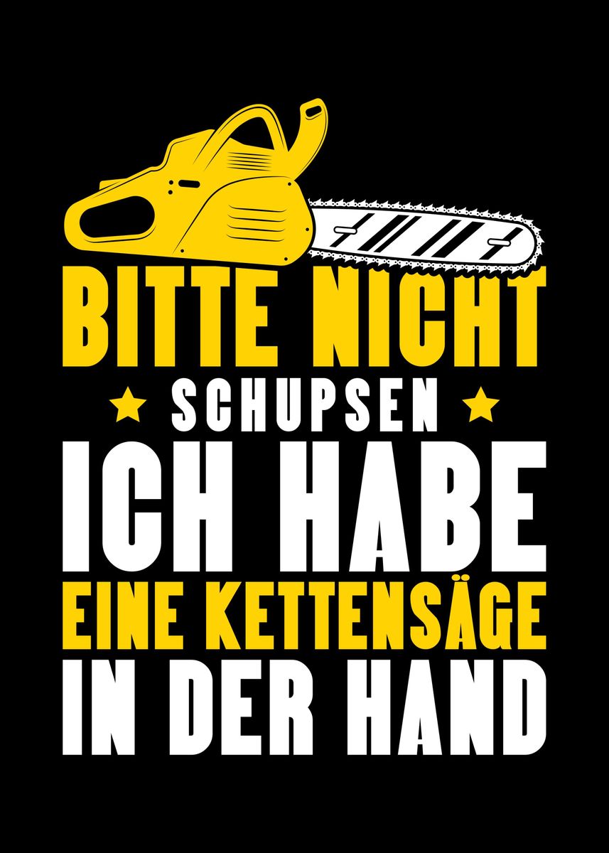 'German Lumberjack' Poster by Sebastian Wünsche Displate