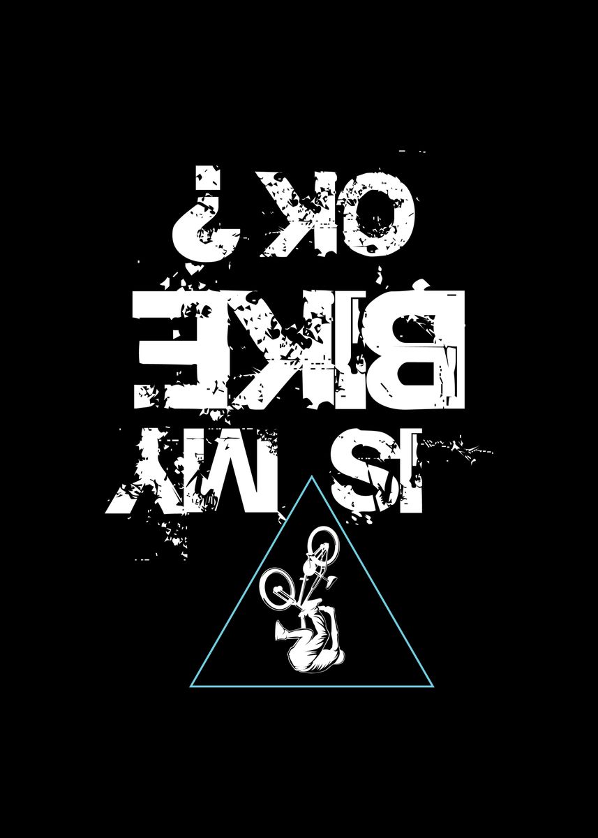 &lsquo;Is My Bike Okay&rsquo; Poster by Steven Zimmer | Displate