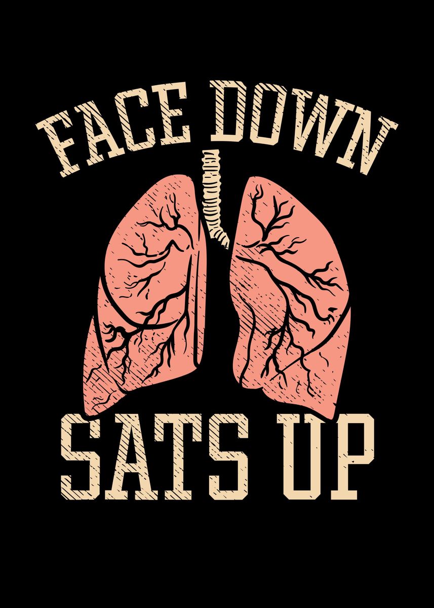 'Face Down Sats Up' Poster by Uwe Seibert Displate